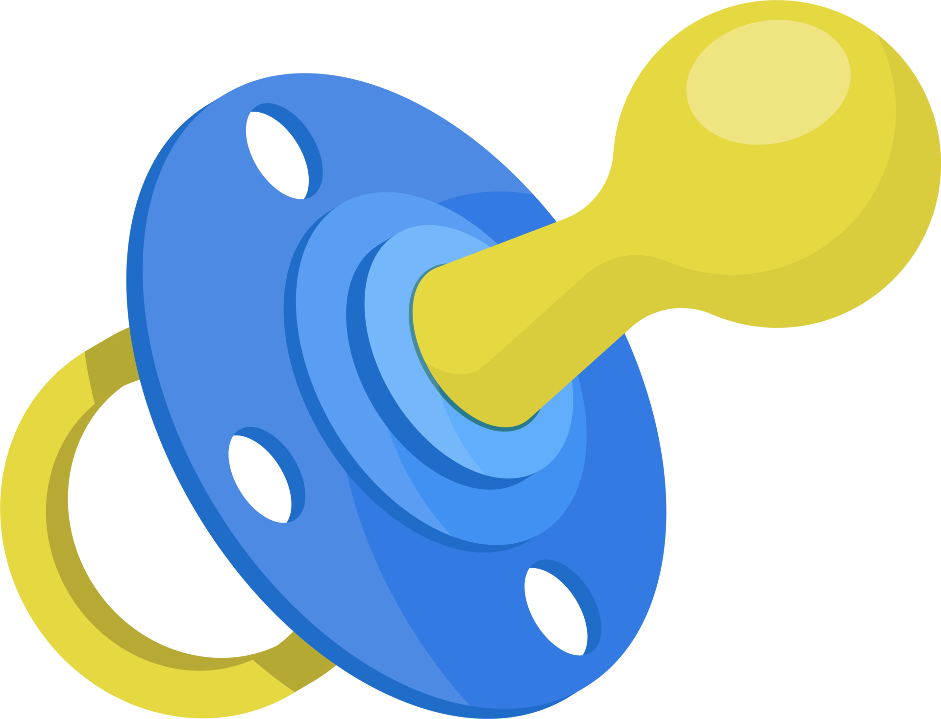 Baby pacifier clipart design illustration 9304883 PNG