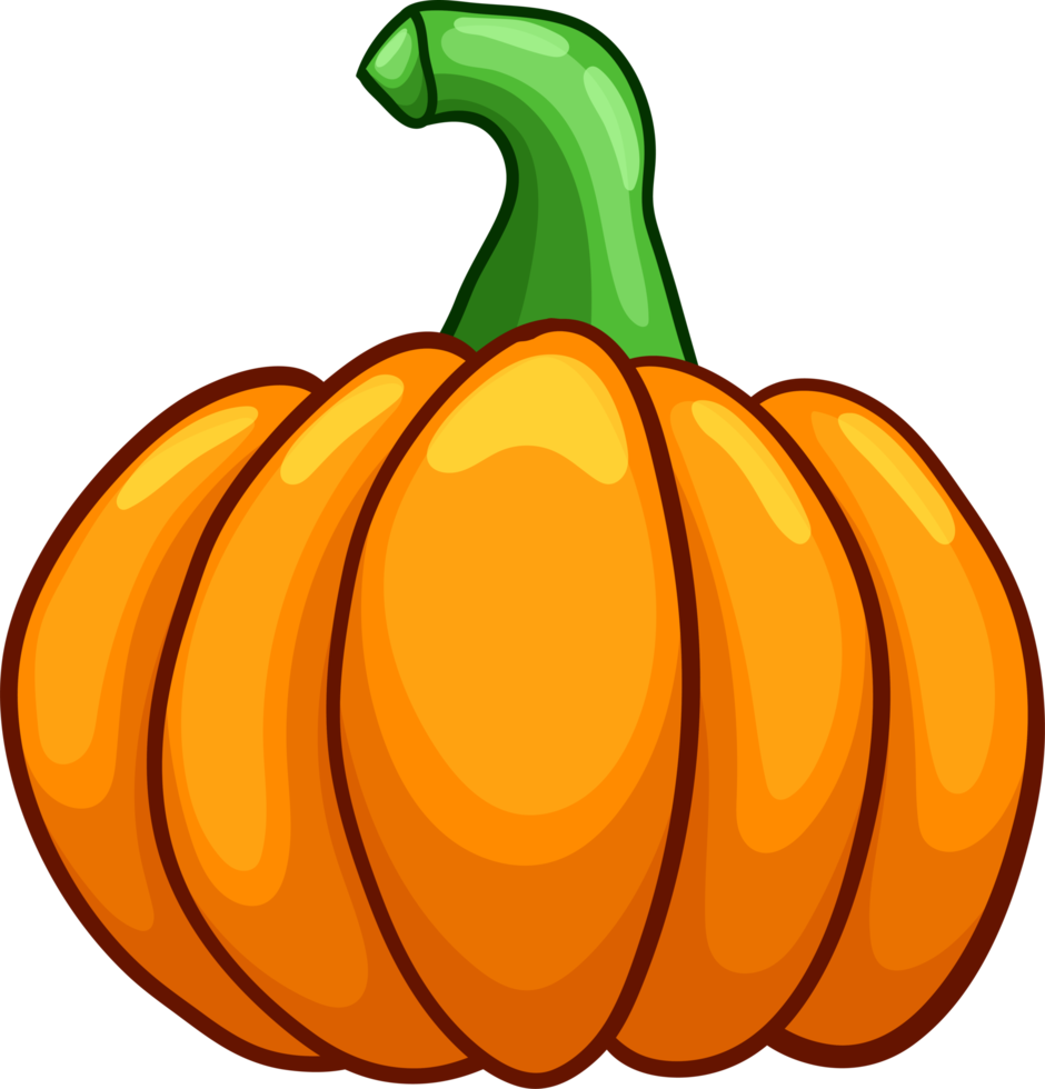 illustrazione di progettazione di clipart di zucca png