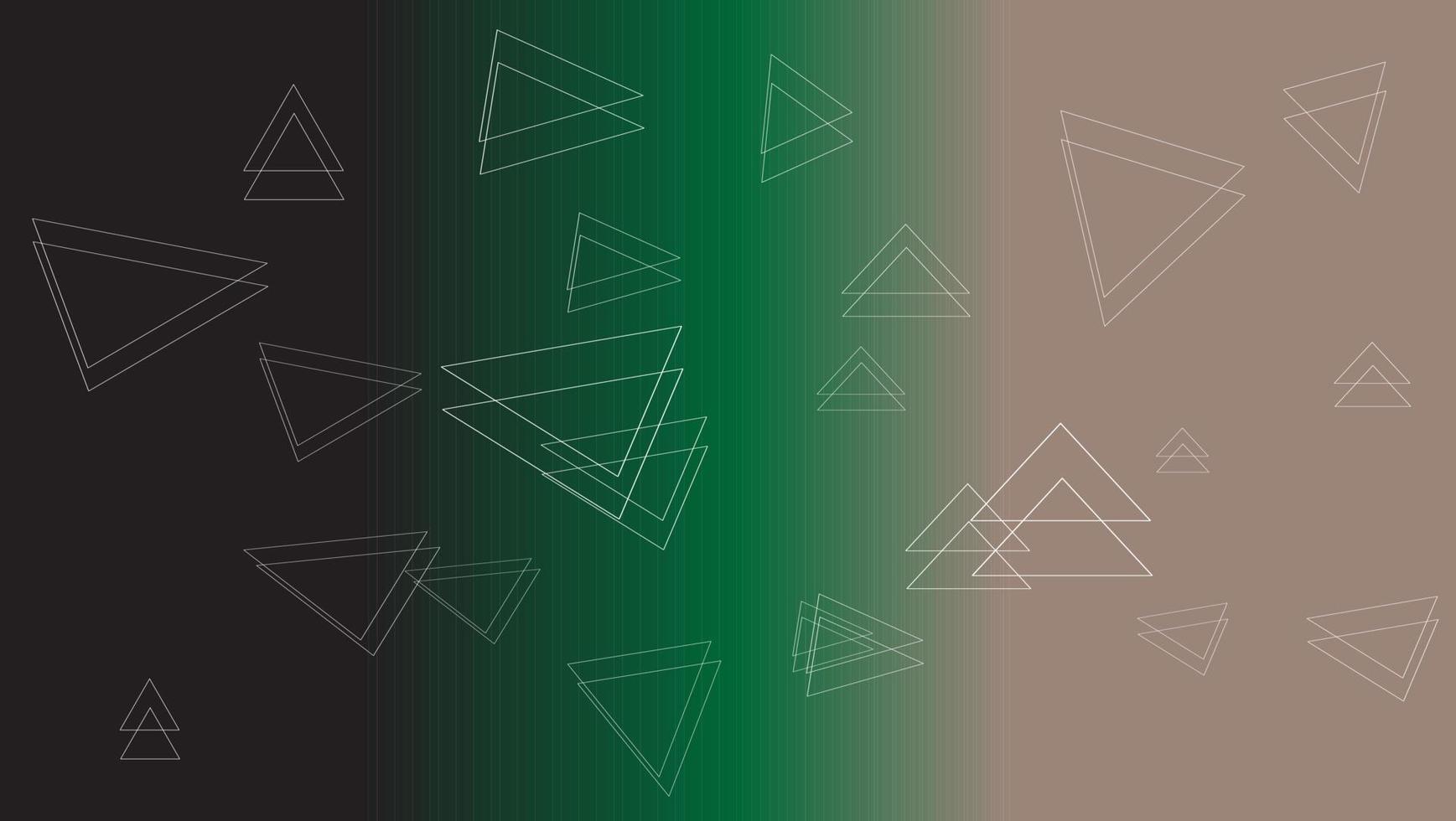 abstract background green and gray with white triangle.Fit for tempate design. vector