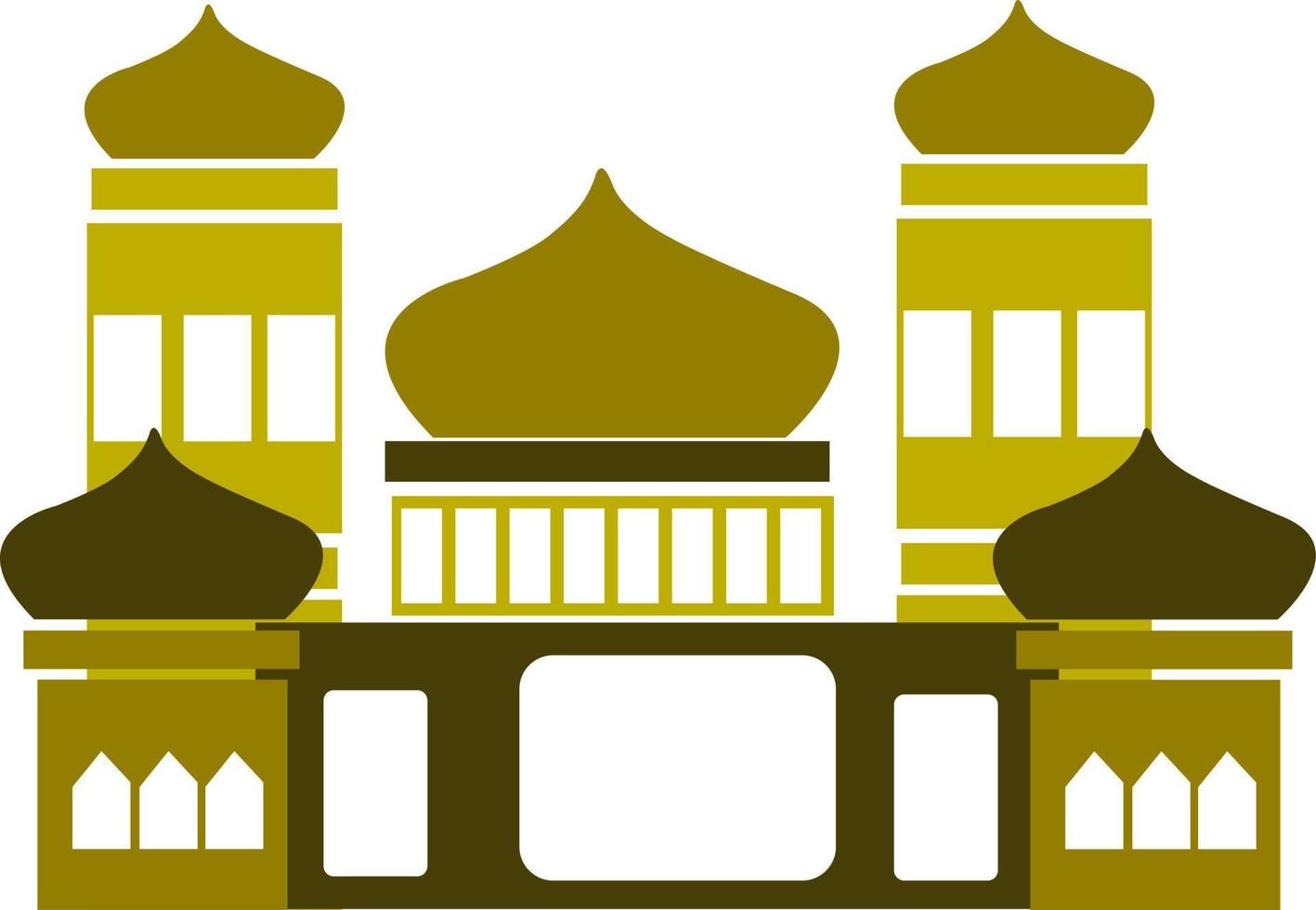 Set of vector card design for Eid al Adha and Iftar with arabic text Blessed Feast or Festival.