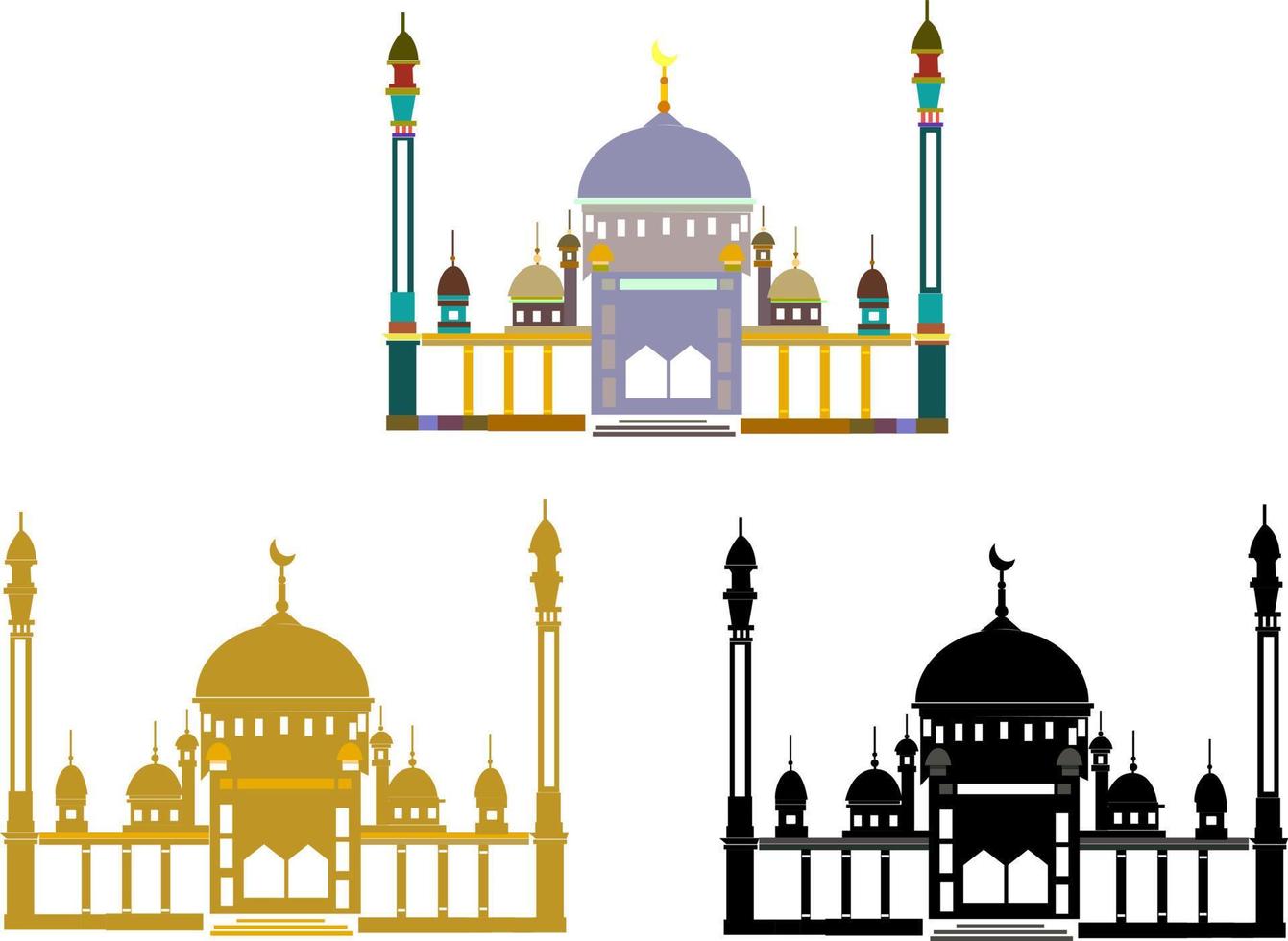 diseños de anuncios temáticos de eid al-adha. se puede utilizar como anuncios de redes sociales, diseños de sitios web, presentaciones, volantes, etc. vector