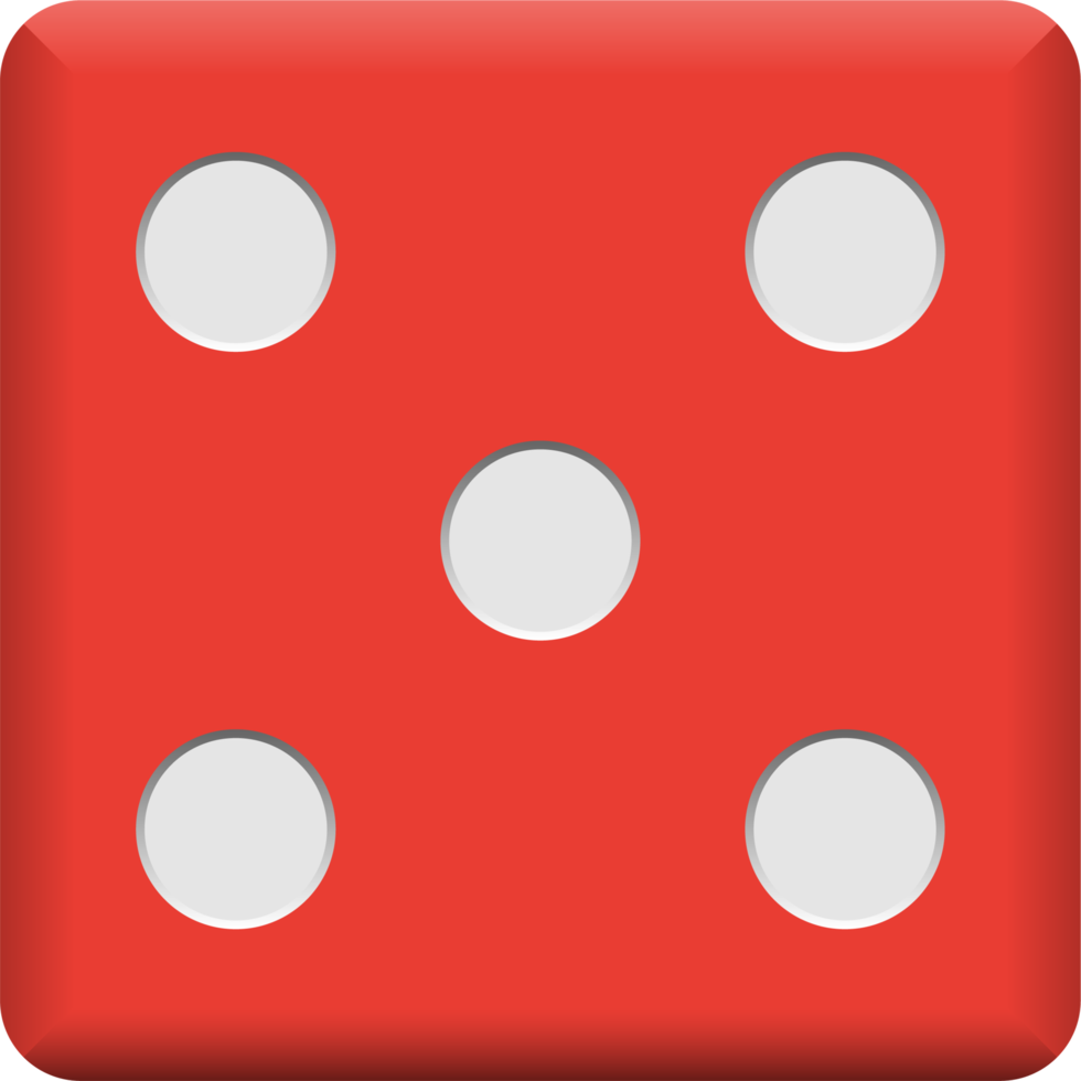 Casino dice clipart design illustration png