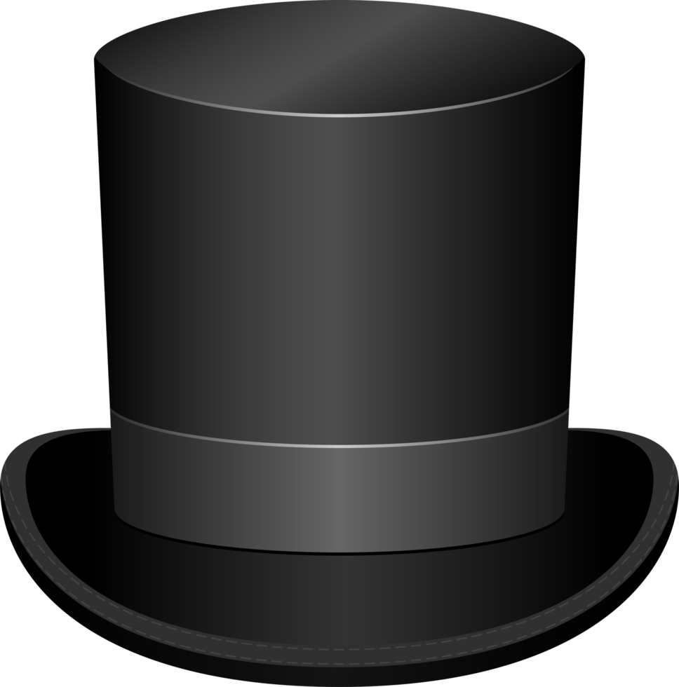 Magician hat clipart design illustration png