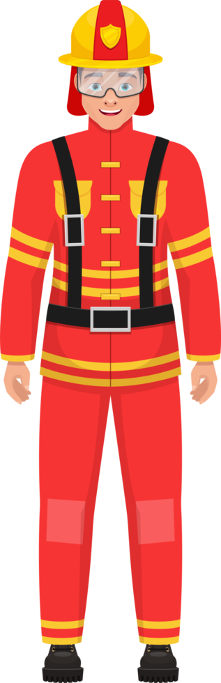 Fireman clipart design illustration png