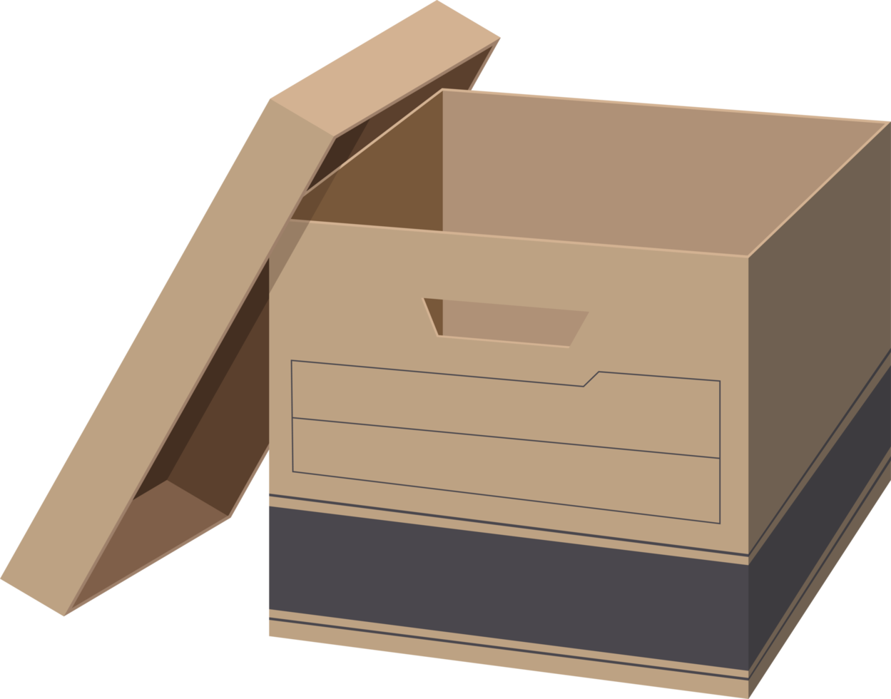 Storage box clipart design illustration png