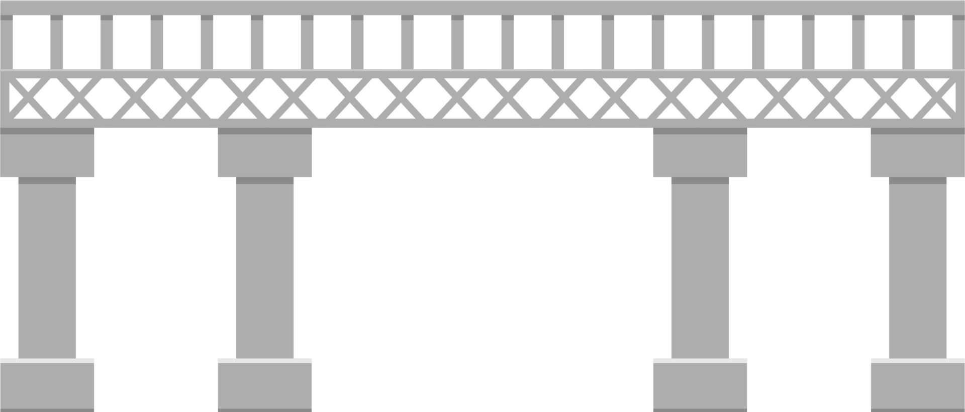 ilustração de design de clipart de ponte png