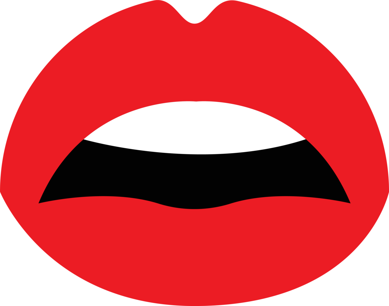 vrouw rode lippen clipart ontwerp illustratie png