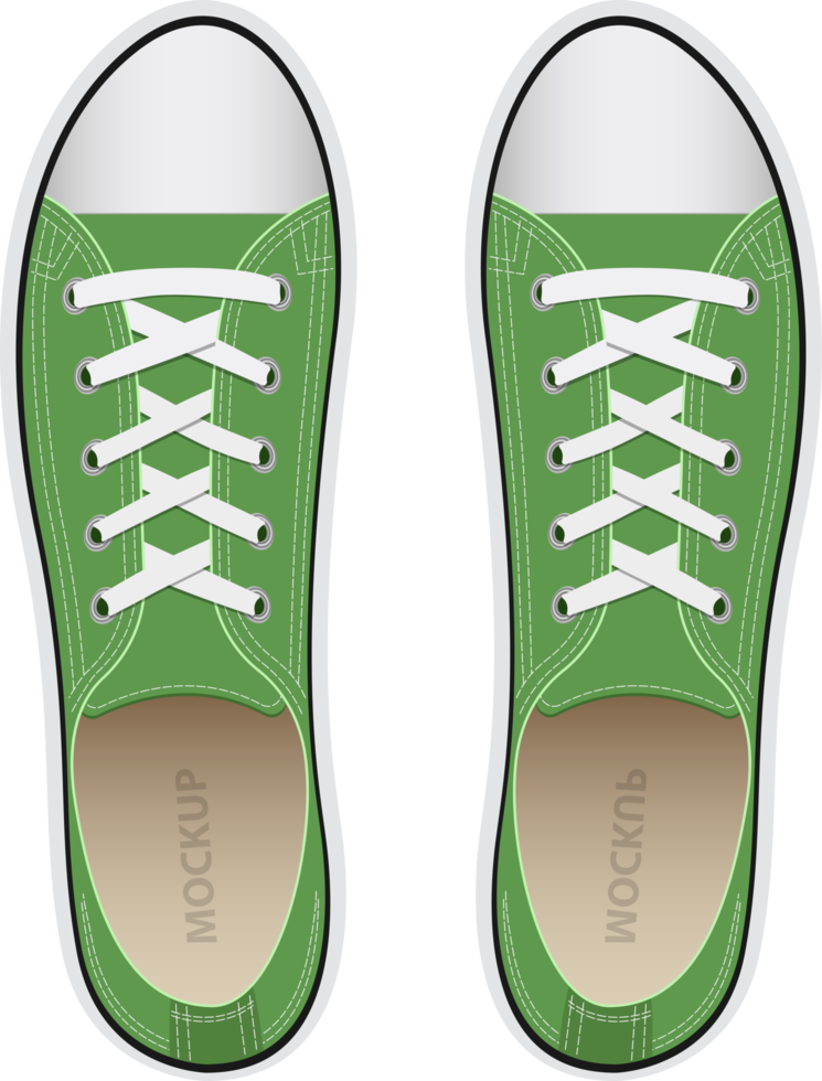 ilustração de design de clipart de sapatos de tênis png