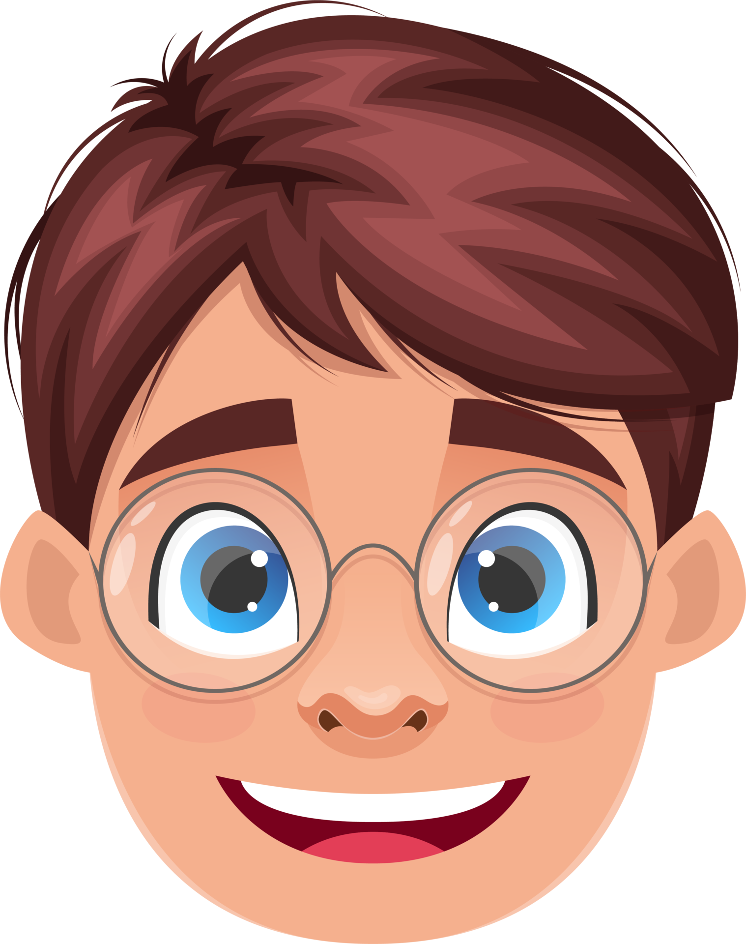 Little Kid Face Expression Clipart Design Illustration 9305634 Png