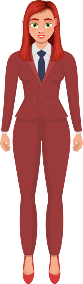 ilustração de design de clipart de mulher de negócios png