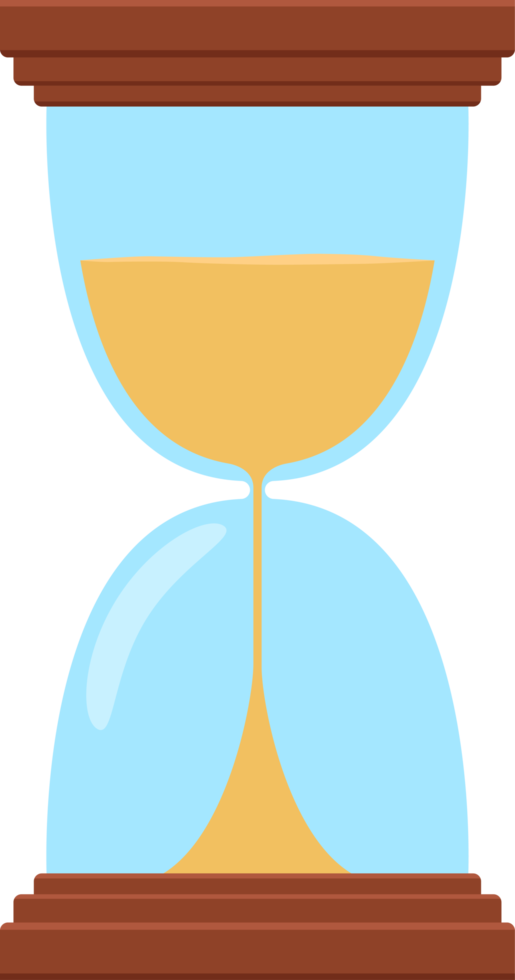 Hourglass clipart design illustration png