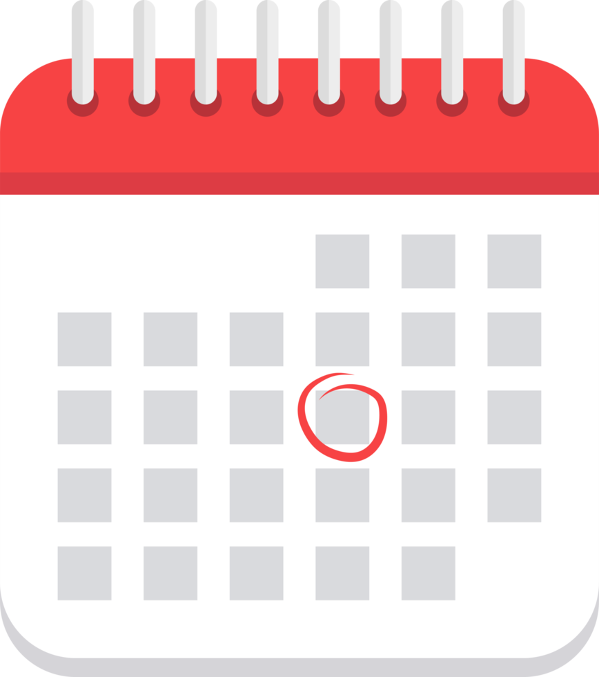 Icono De Calendario PNG para descargar gratis