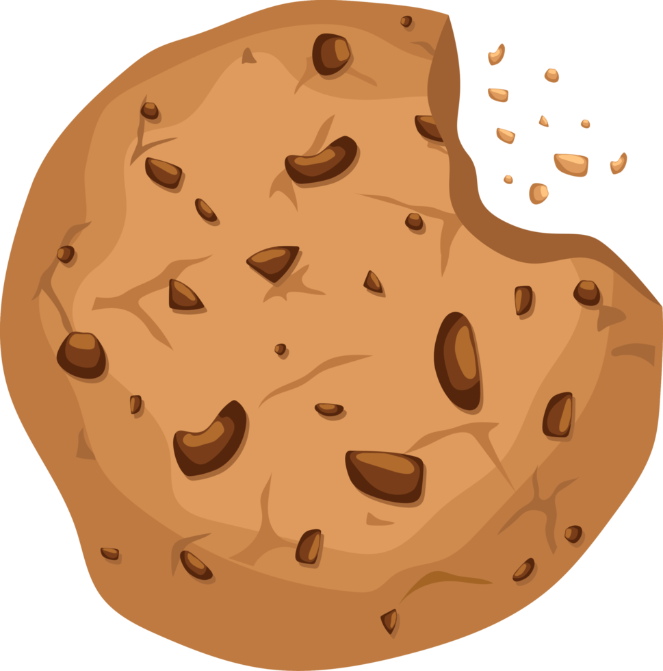 Homemade tasty cookies clipart design illustration png