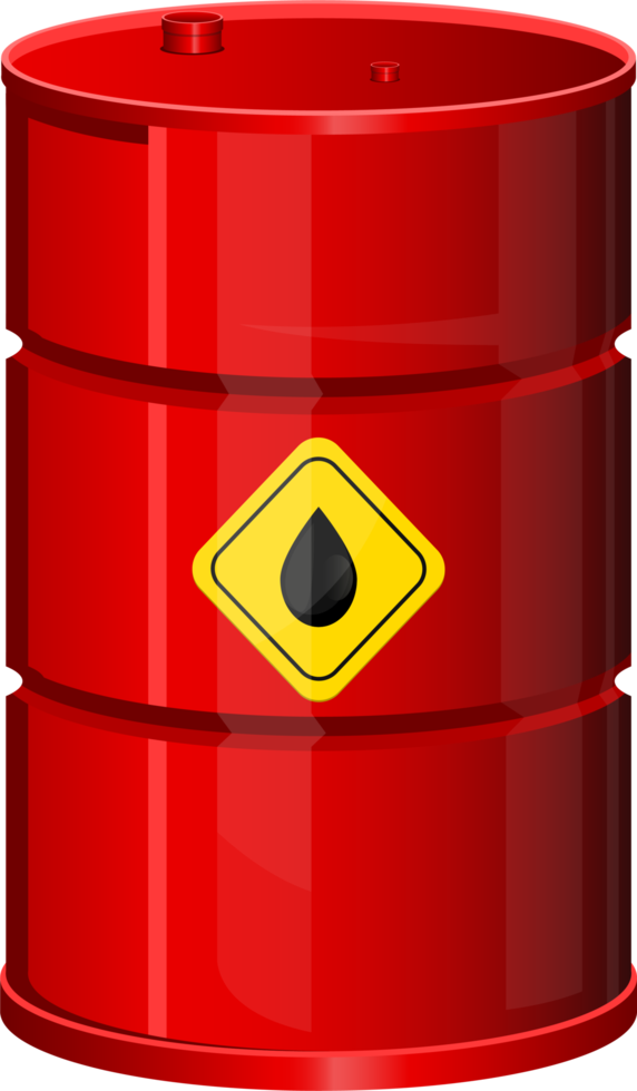 Oil barrel clipart design illustration png