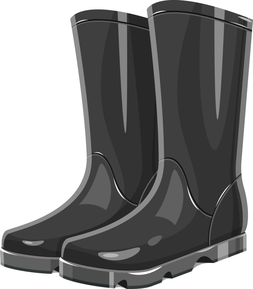 Rubber garden boots clipart design illustration 9306153 PNG