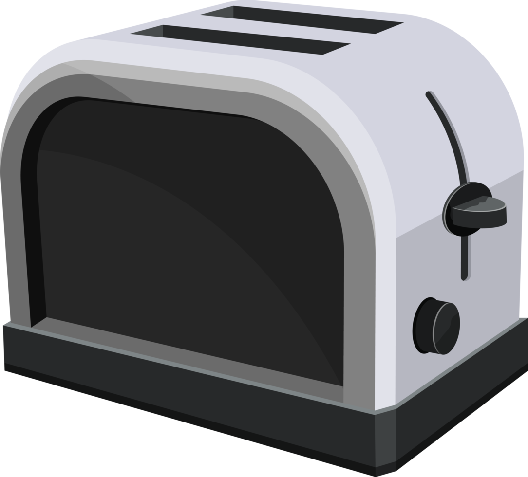 Bread toaster clipart design illustration png