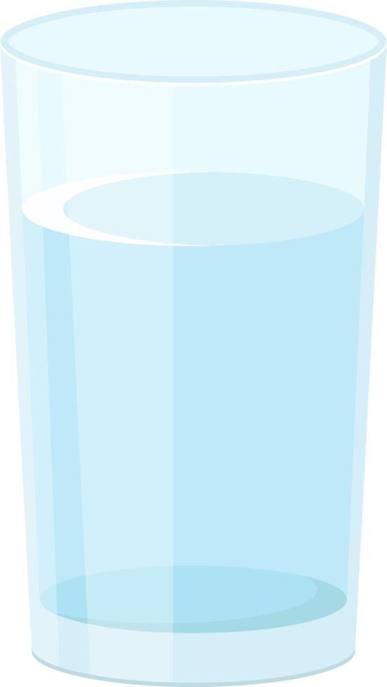 bicchiere d'acqua con clipart di cubetti di ghiaccio png