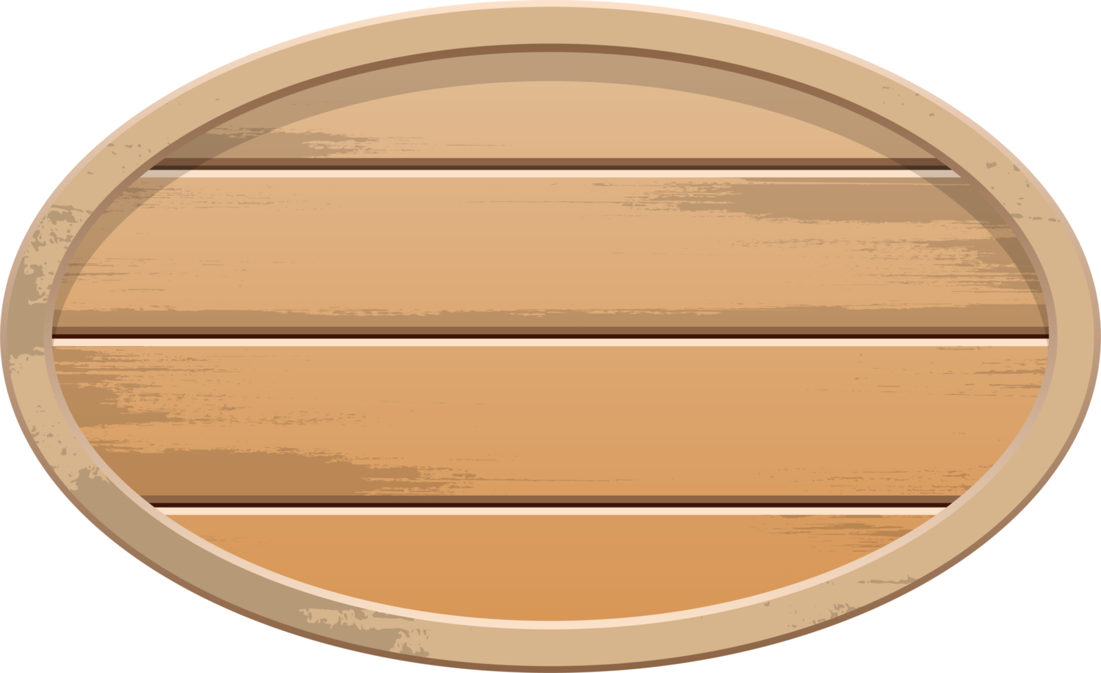 ilustração de design de clipart de banner de madeira png