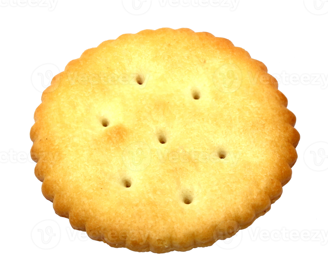 crispy cracker isolated on transparent background png file