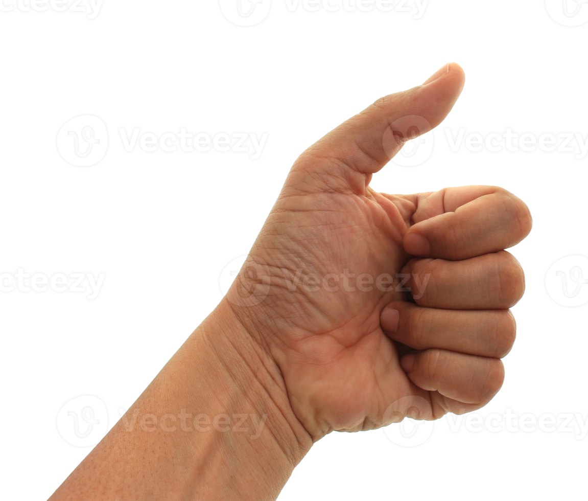 thumb up on transparent background png file