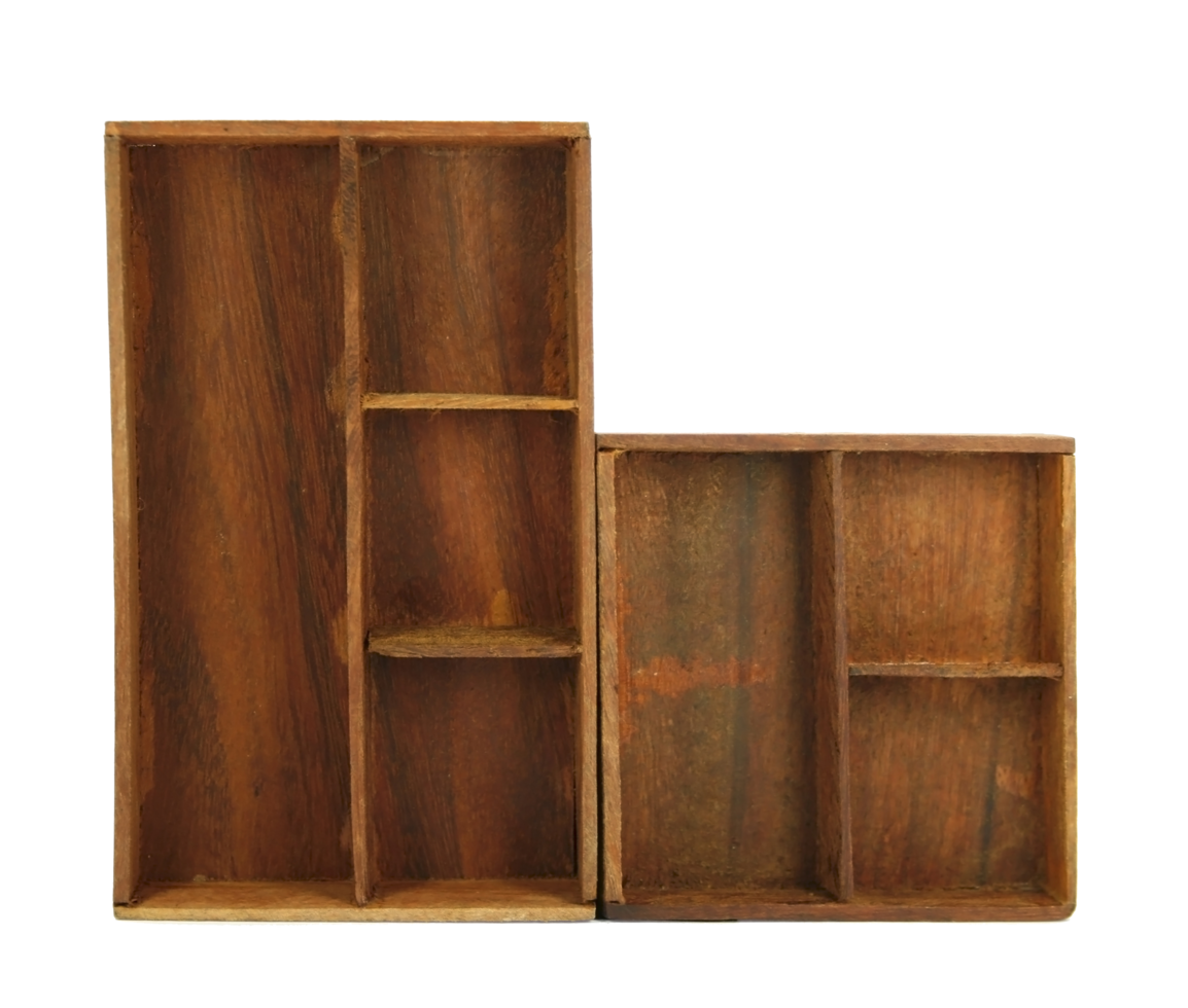 Empty wooden shelf cupboard 9306750 PNG