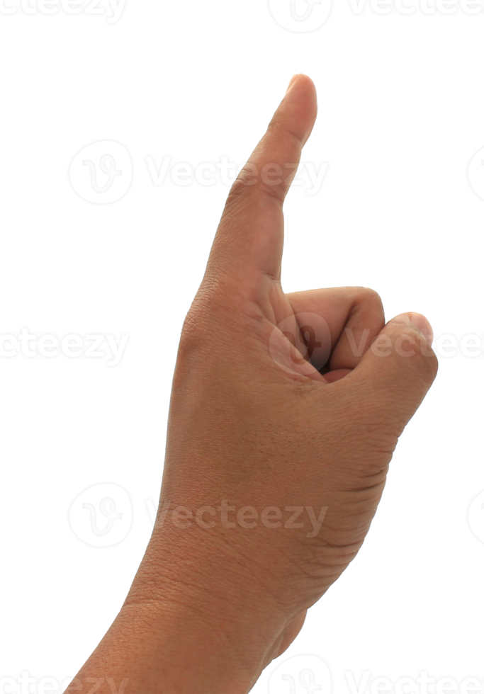hand on transparent background png file