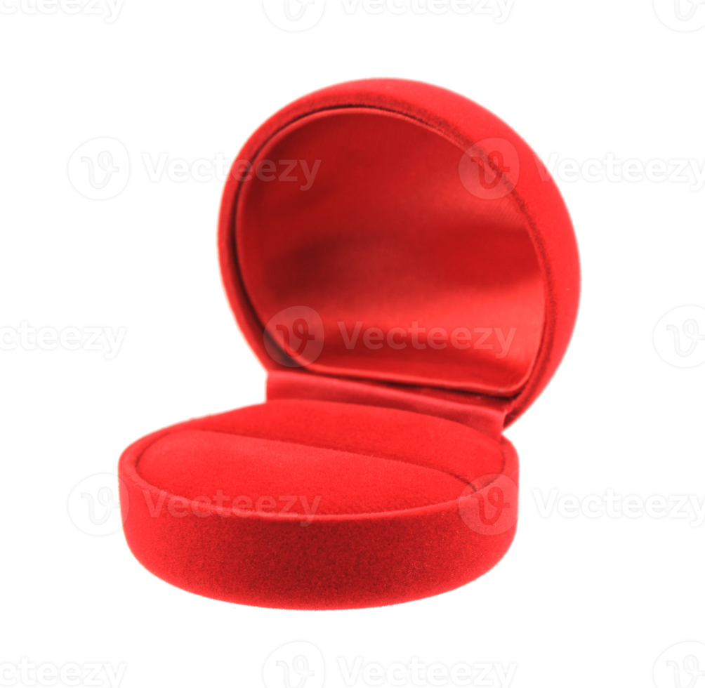 red ring box on transparent background png file