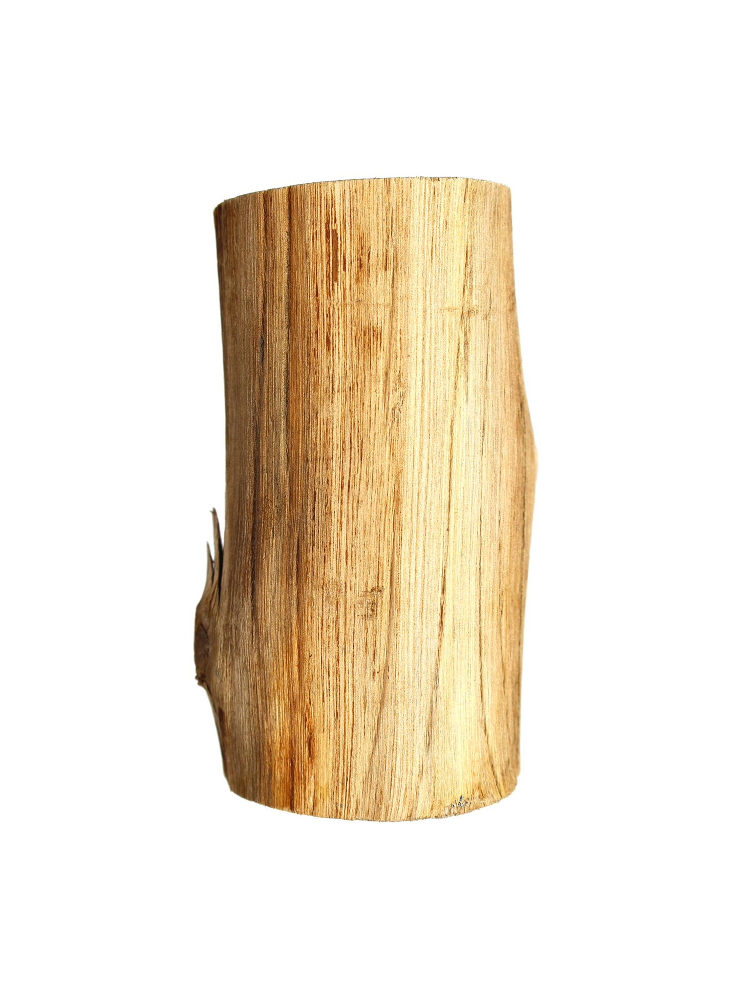 a piece of wood that has been cut dry on transparent background png