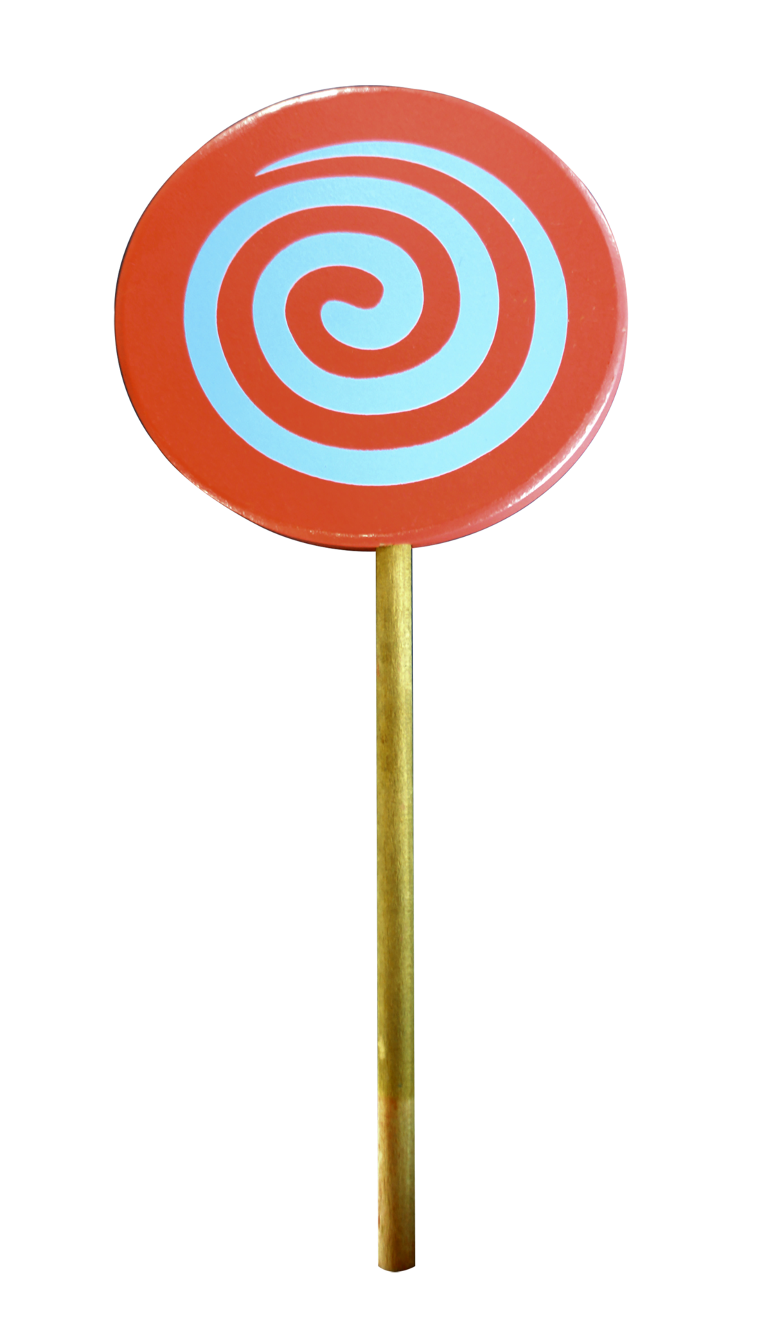Lollipop made from wood on transparent background png file 9306841 PNG