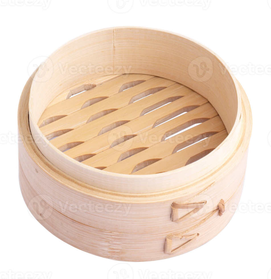 dim sum basket on transparent background png file