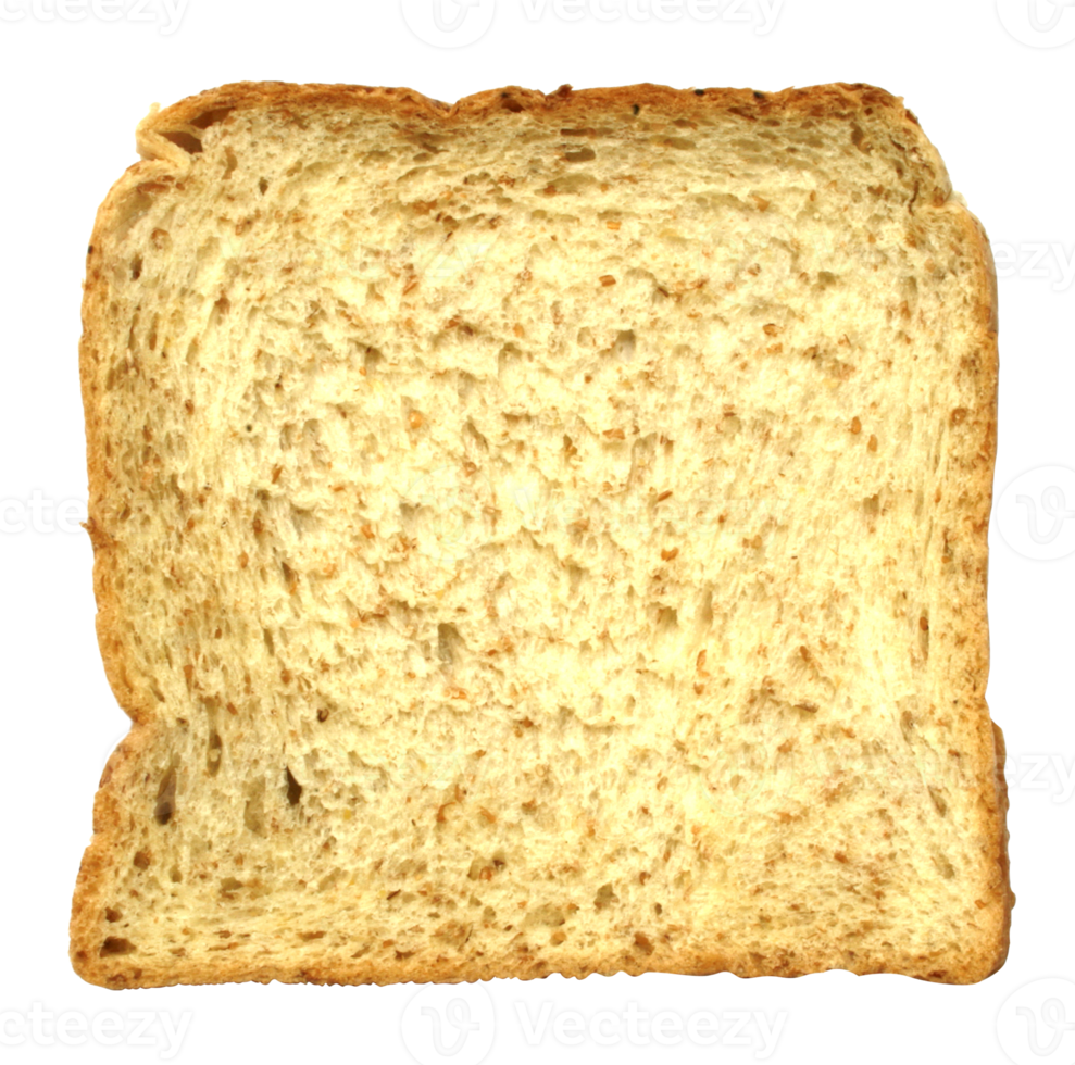 whole grain sliced bread on transparent png