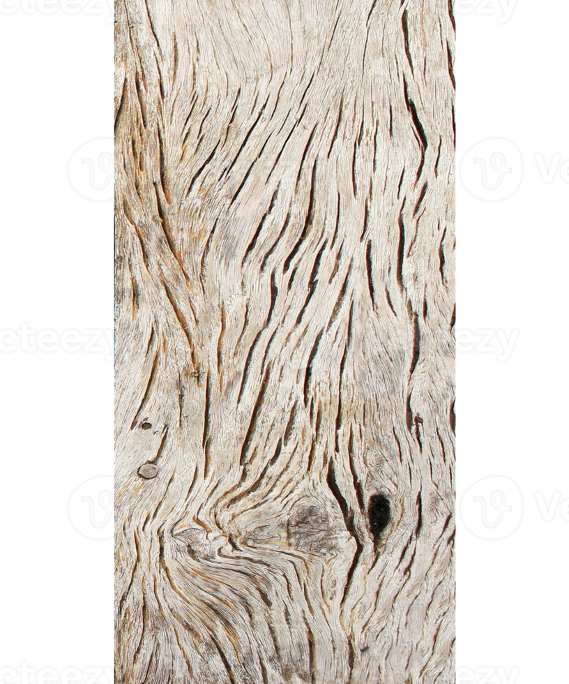 top view old wood plank texture on transparent background png file