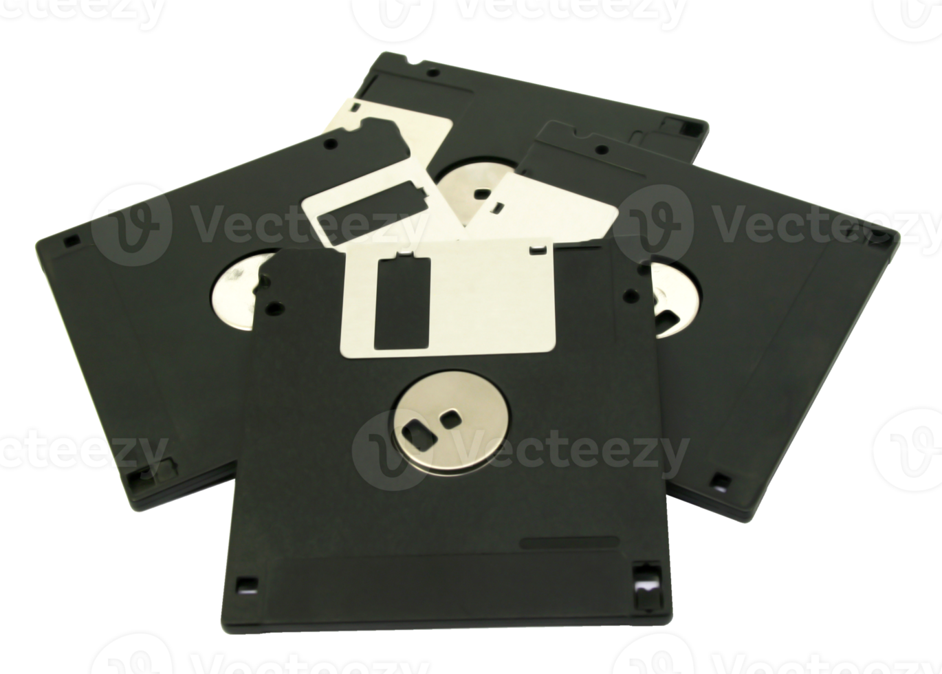 floppy disk magnetico su un file png trasparente