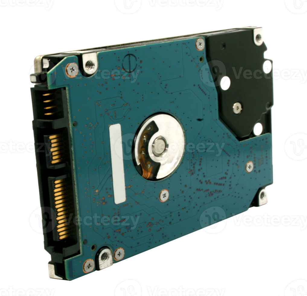 computer memory storage on transparent background png file