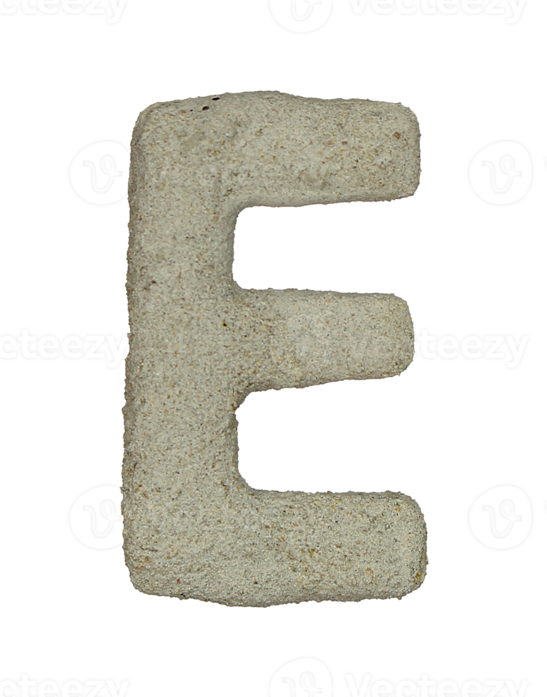 consonant letter e is used to make words on transparent background png file