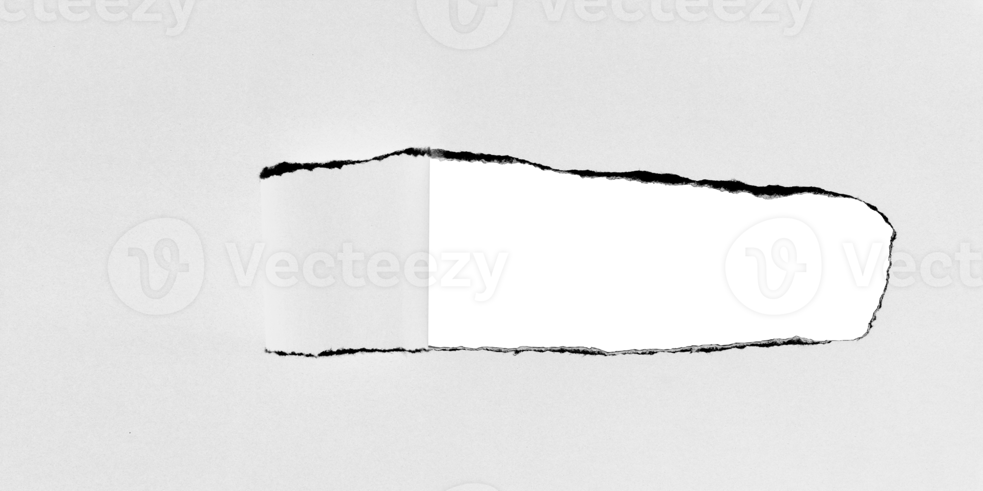 torn paper background , copy space for creative advertising text with transparent png file