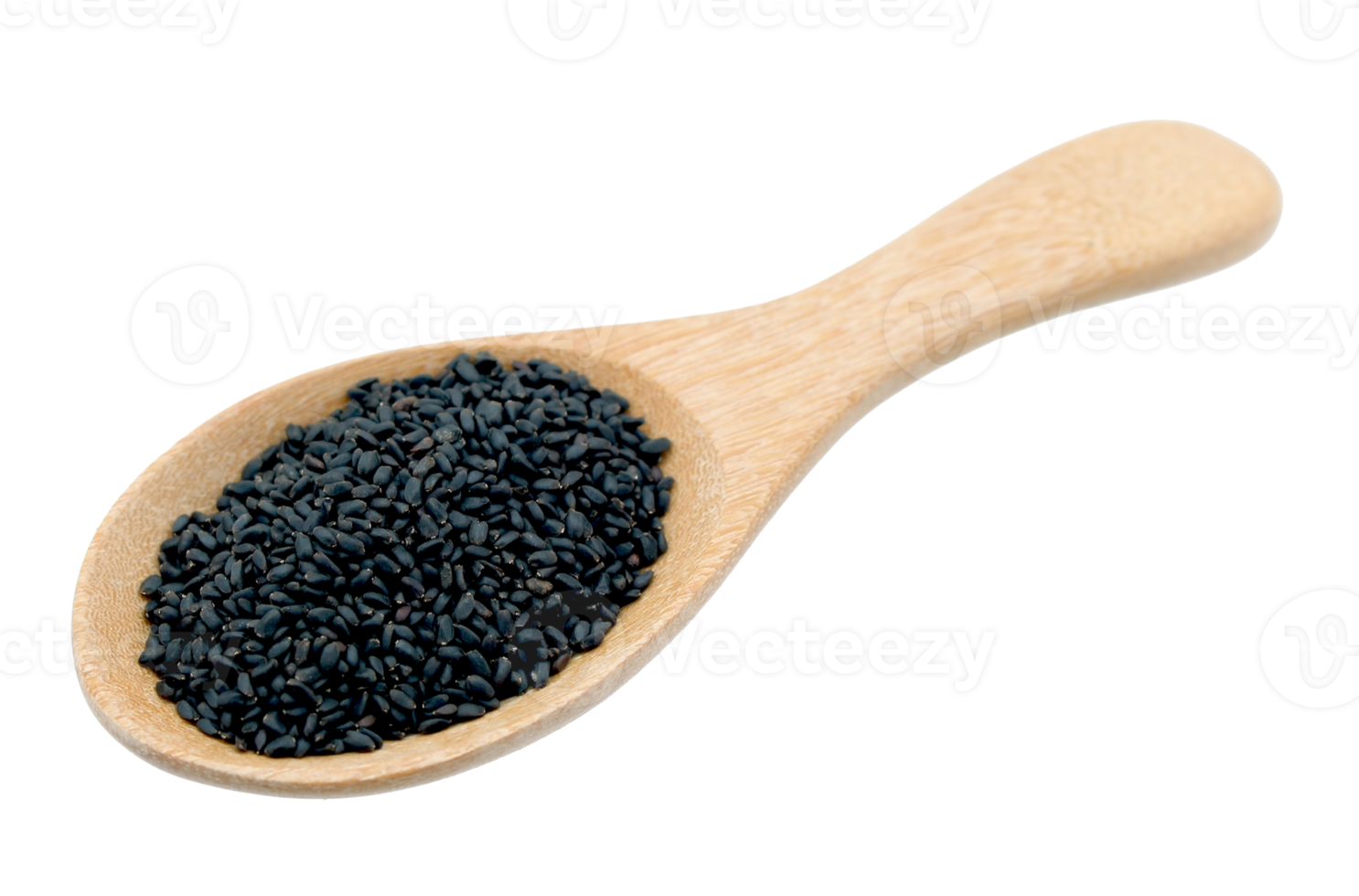 Basil seeds on transparent background png file