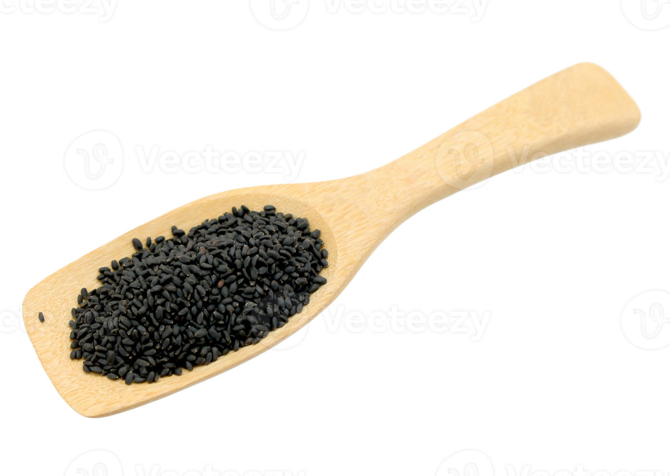 Basil seeds on transparent background png file