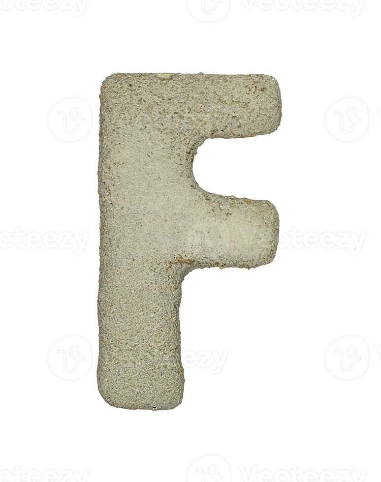 consonant letter f is used to make words on transparent background png file