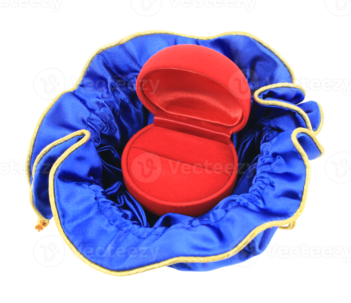 röd ring box på transparent bakgrund png-fil png