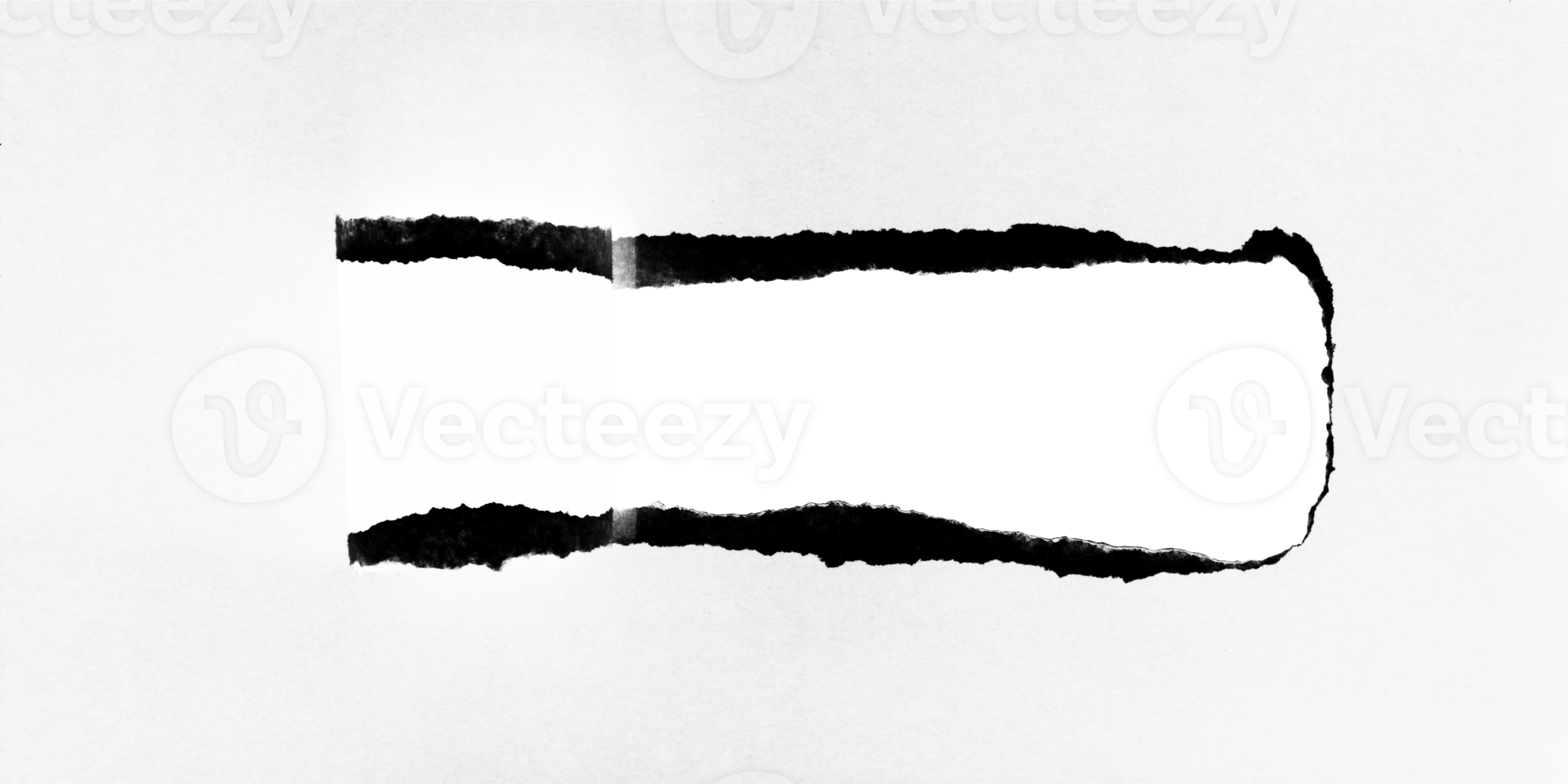 torn paper background , copy space for creative advertising text with transparent png file