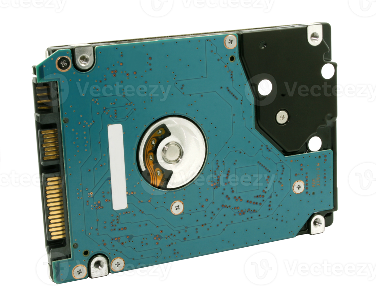 computer memory storage on transparent background png file