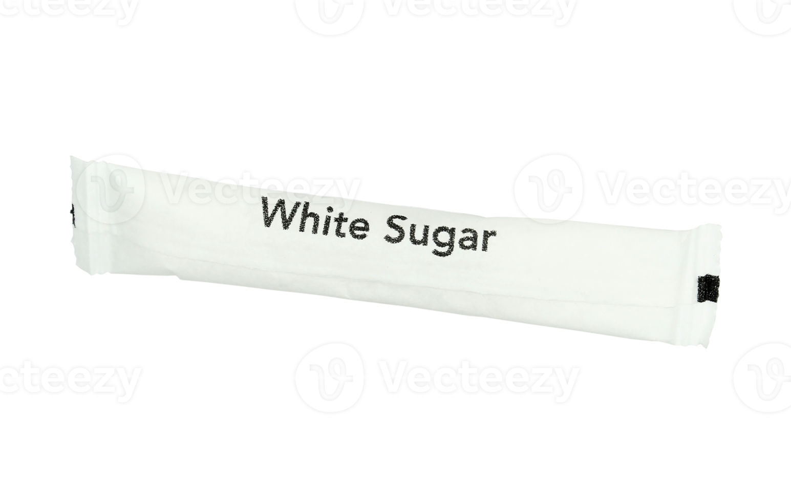 white sugar sachet on transparent background png file 9308371 PNG
