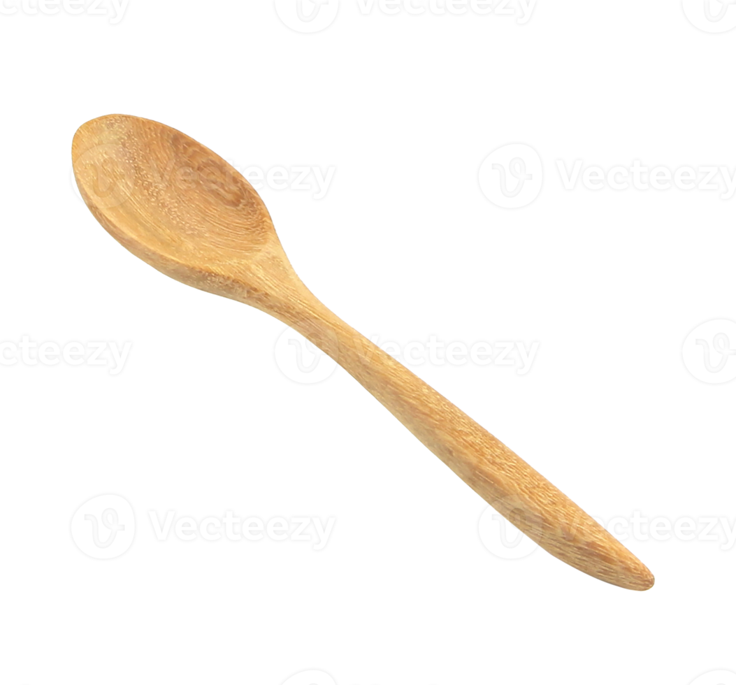 wooden spoon isolated on transparent background png file