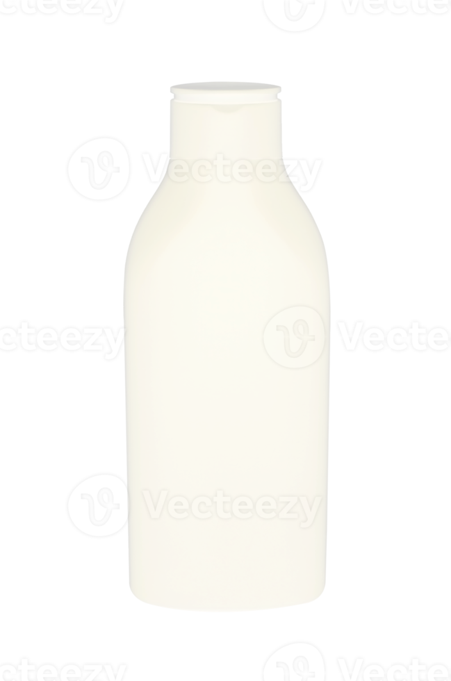 cream pump bottle on transparent background png file