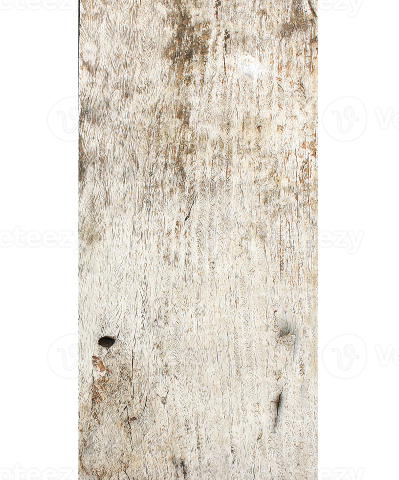 top view old wood plank texture on transparent background png file