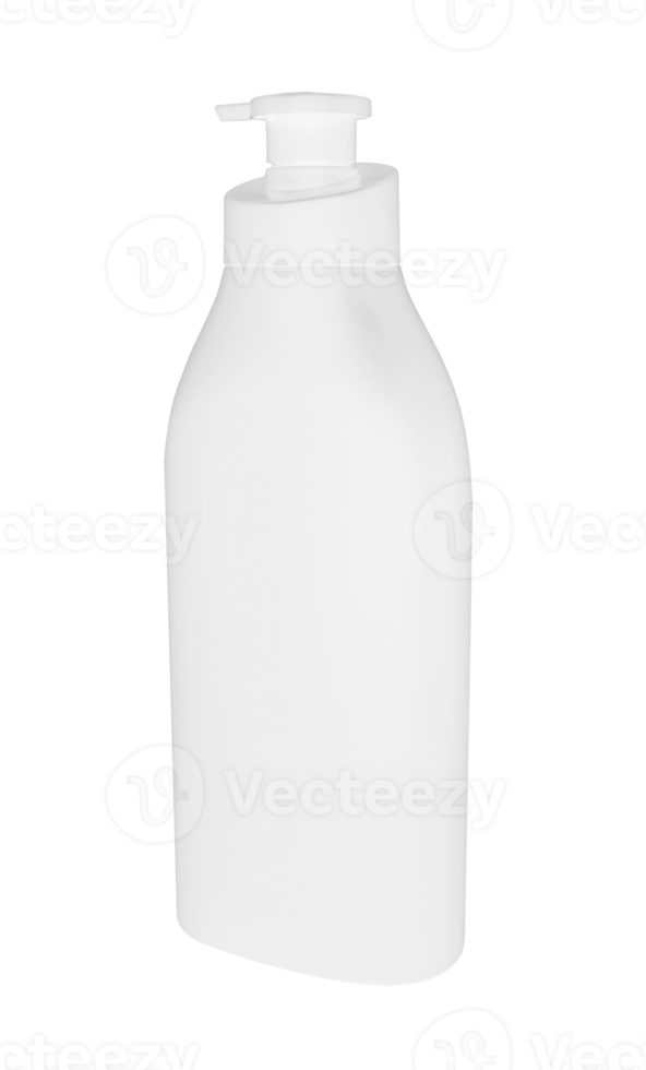 cream pump bottle on transparent background png file