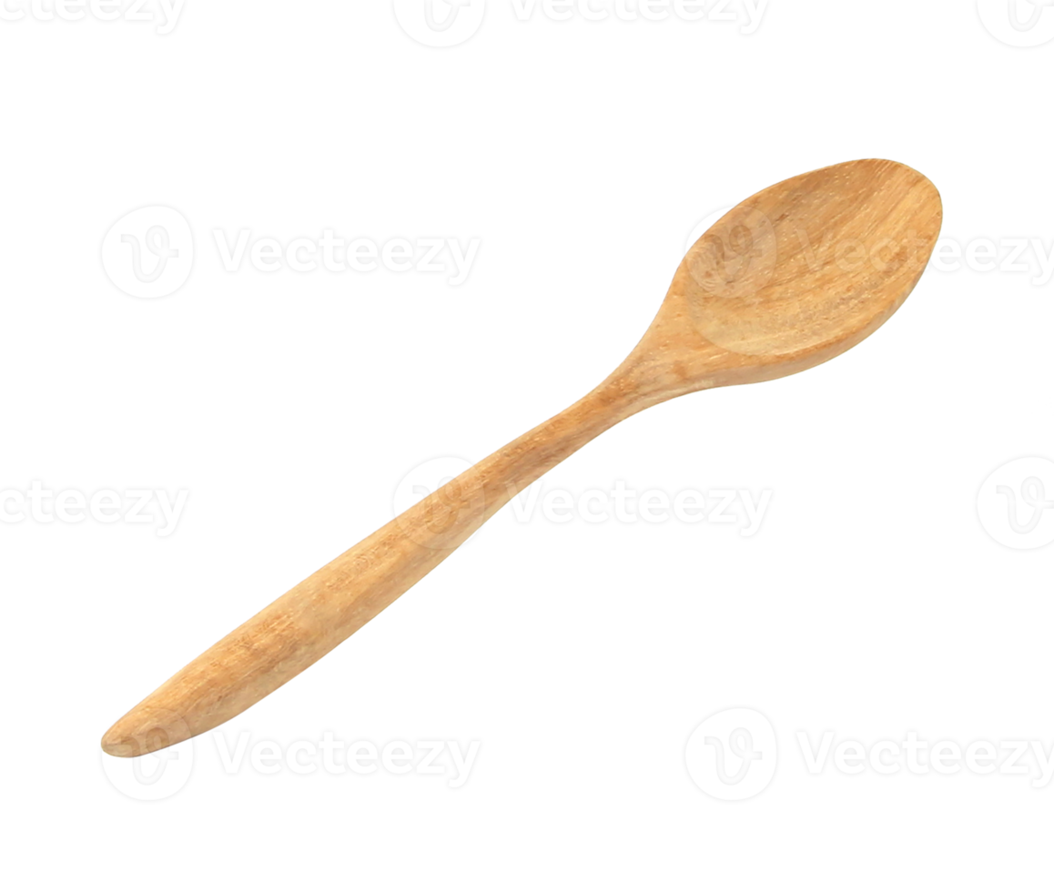 wooden spoon isolated on transparent background png file