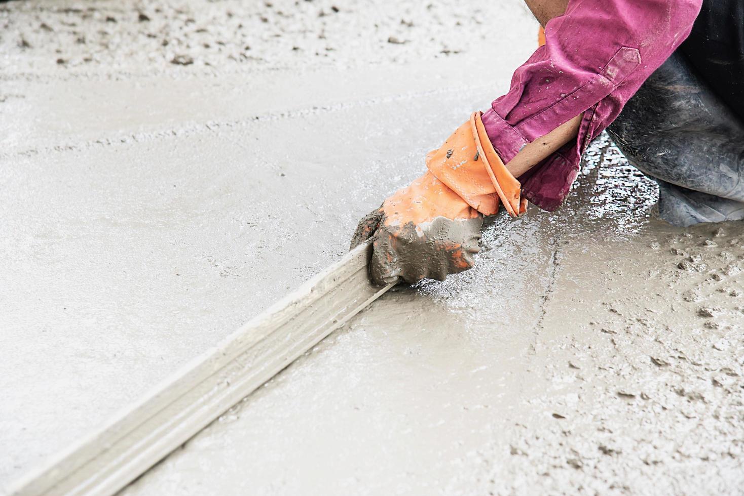 Construction structural steel, floor concrete pouring preparation photo