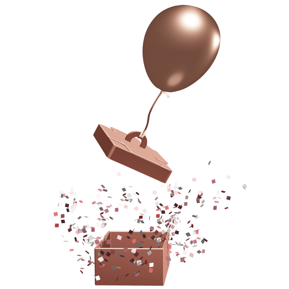 balloon with box open gift box helium balloons celebrate the big day png